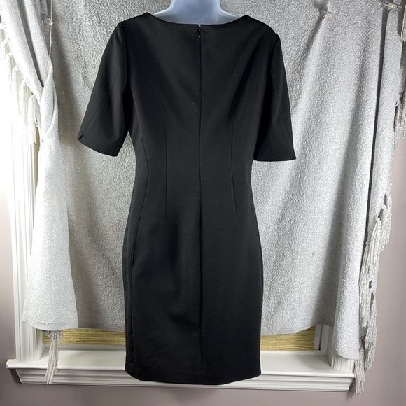 Tahari. Women’s black zip up dress. AS IS - Picture 5 of 11